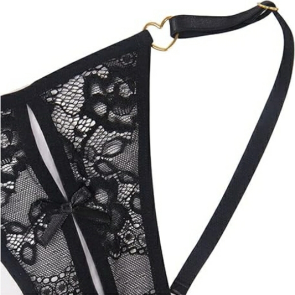 G-String Thongs Panties T Back Low Waist Seamless Underwear Black - Picture 5 of 8